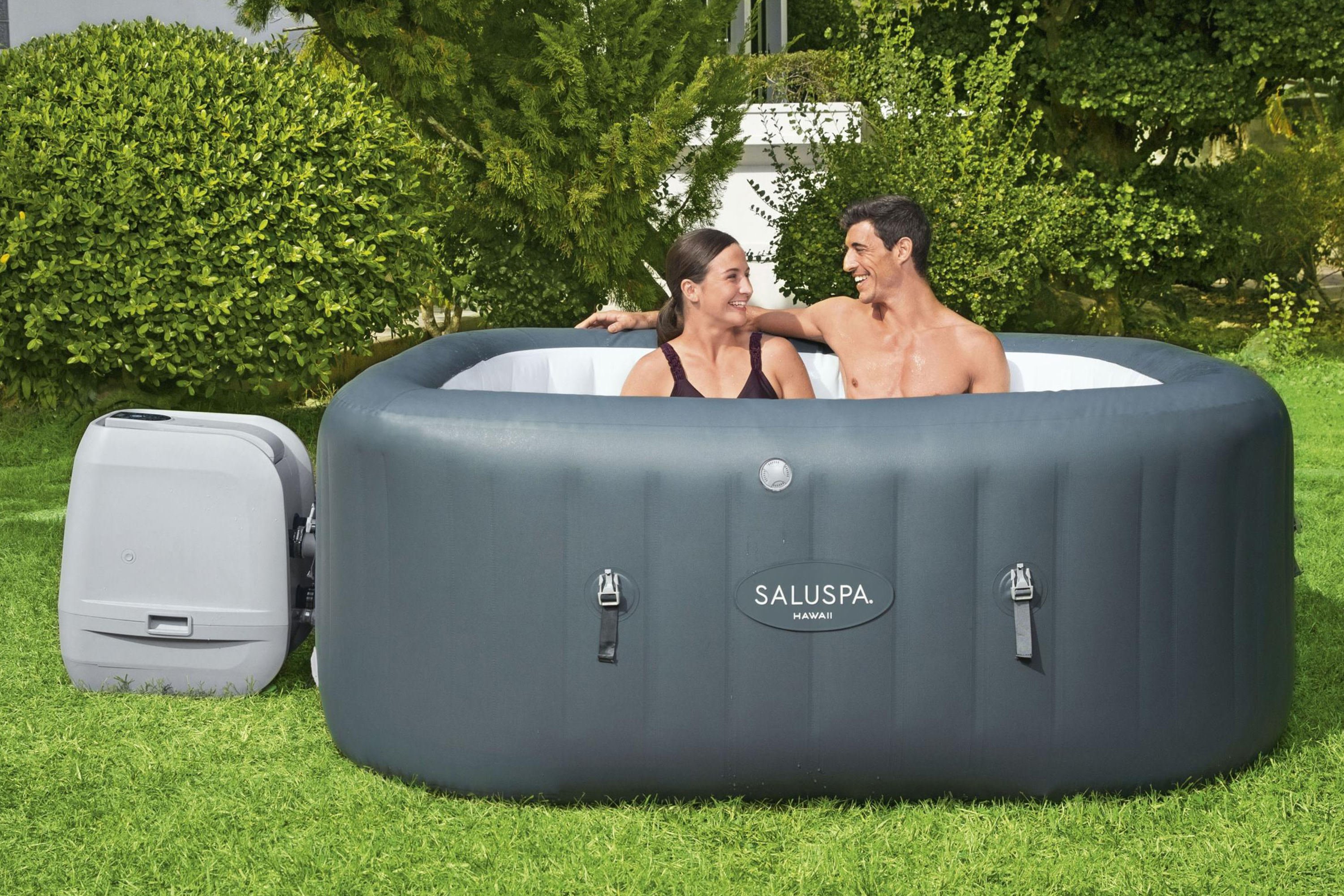 SaluSpa Hawaii HydroJet Pro Inflatable Hot Tub Spa 4-6 Person - image 5 of 9