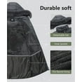 thumbnail image 4 of Womens Puffer Jacket Windproof Winter Coat Waterproof Winter Parka Jacket, Gray 2XL, 4 of 7