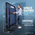 thumbnail image 4 of JOOLA Inside 15mm Indoor Regulation Size 2-Piece Table Tennis Table, Blue, 4 of 7