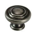 thumbnail image 2 of 10 Pack Saturn Ring Classic Metal Pewter Cabinet Knob 1-11/32 (34mm), 2 of 2