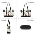 thumbnail image 6 of FORMRS Canvas Laptop Tote Bag for Women with 15.6" Computer Compartments Shoulder Handbag, Christmas Plaid Forest, 6 of 7