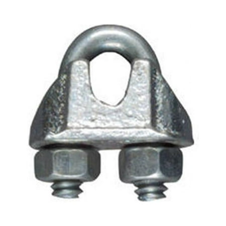 

Hardware N248-278 0.12 in. Zinc Plated Wire Cable Clamp