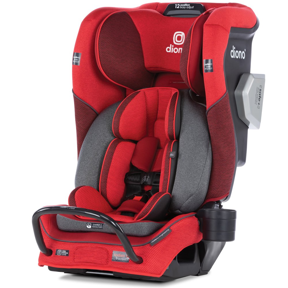 Diono Radian 3QXT AllinOne Convertible Car Seat, Red