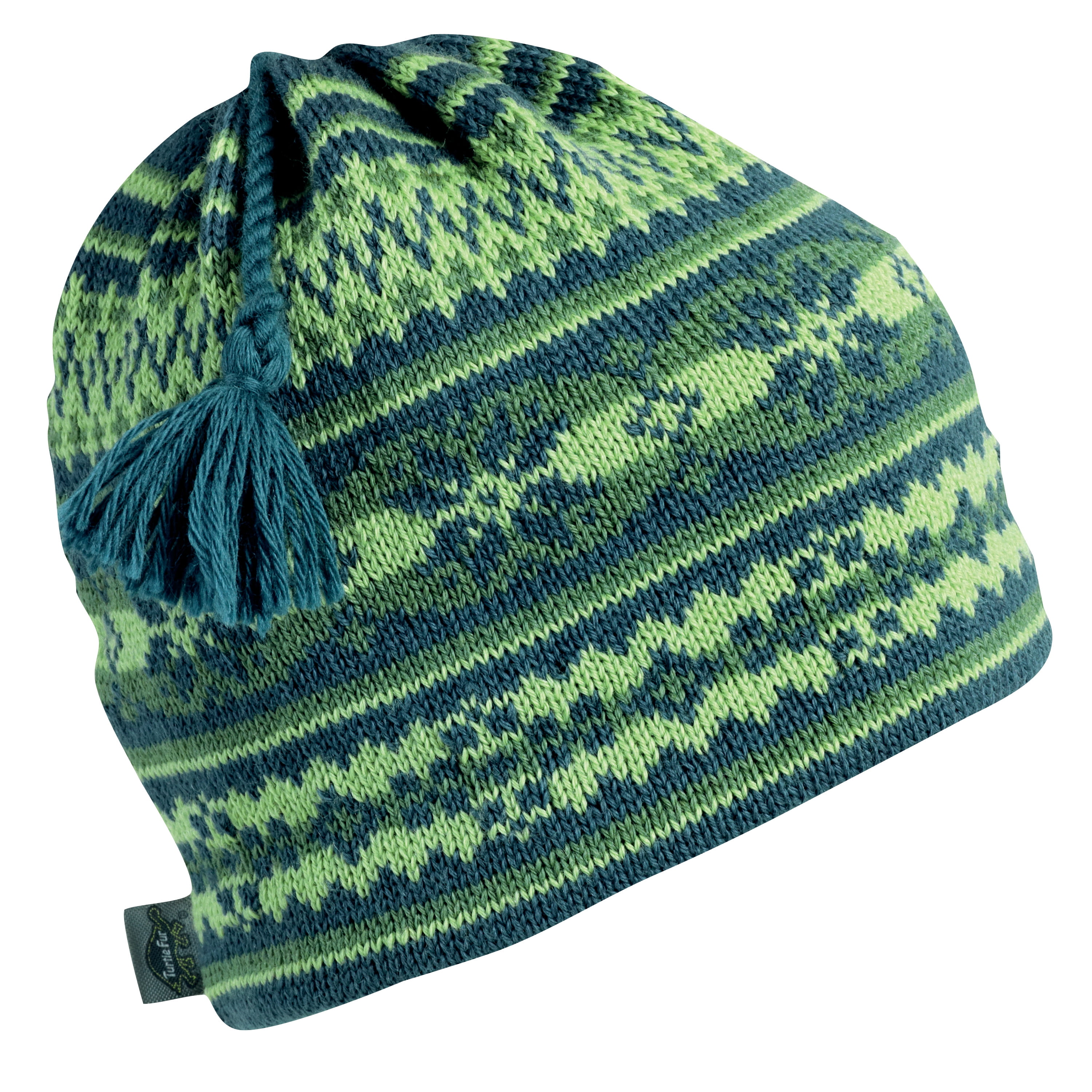 Turtle Fur Women's Nighthorse, Classic Wool Knit Ski Tassel Beanie by Turtle Fur