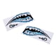 thumbnail image 1 of Juego de 2 pegatinas impermeables para ventanas, guitarras, coches, kayaks, canoas y camiones. Azul, 1 of 8