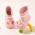 thumbnail image 4 of Boys Girls Waterproof Rain Boots Kids Toddler Solid Color Boots, 4 of 4