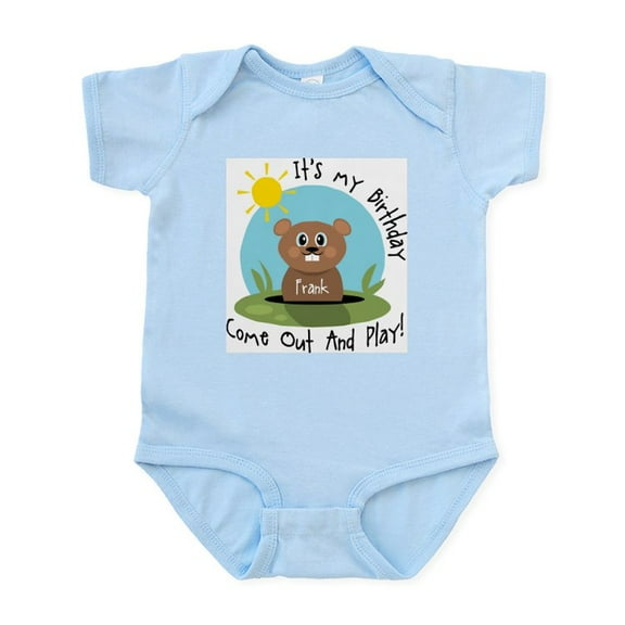 CafePress - Frank Birthday (Groundhog) Infant Bodysuit - Baby Light Bodysuit, Size Newborn - 24 Months