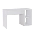 thumbnail image 5 of Linon Lane Wood Two Cube Home Office Desk in White, 5 of 11