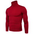 thumbnail image 1 of Winter Knitwear For Men Long Sleeve Turtleneck Slim Fit Pullover Sweater, 1 of 10