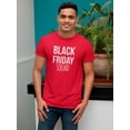 thumbnail image 2 of Shopping Day Squad Men Red T-Shirt, Male x-Large, 2 of 4