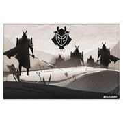 G2 Esports - Samurai Wall Poster, 14.725" x 22.375" Framed