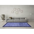 thumbnail image 3 of Ahgly Company Machine Washable Indoor Rectangle Abstract Blue Modern Area Rugs, 4' x 6', 3 of 4
