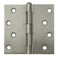 thumbnail image 1 of 4 x 4 in. Square Hinge, Satin Nickel - Steel  - Pack of 2, 1 of 1
