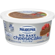 Philadelphia No Bake Chocolate Hazelnut Cheesecake Filling, 24.3 oz Tub