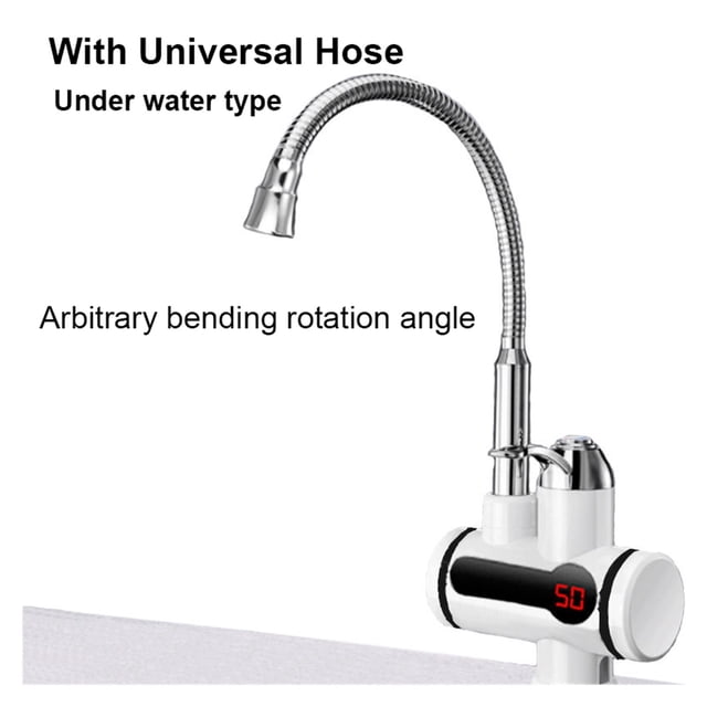 Temperature Display Instant Hot Water,Heater Faucet Kitchen Instantaneous Tankless Electric Cold Heating Tap Shower,instant Hot Water Faucet ,Built To Last