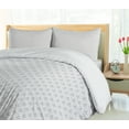 thumbnail image 5 of Ambesonne Anchor Duvet Cover Sets, Wave Pattern, 2-Queen, Grey Pale Grey White, 5 of 7