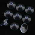 10 Pack Glass Table Suction Cups 30mm Transparent Rubber Suction Cup Hangers Without Hooks