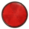 thumbnail image 4 of 8Pcs Round Red Reflector Universal for Motorcycle ATV 5.6 x 0.8cm, 4 of 4