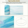 thumbnail image 4 of Linen Drum Lampshades Blue gold sparkle pastel marble 13"x13"x10" Light Shade for Table Lamps Floor Lamp Shades Lampshade Replacement Assembly Required, 4 of 8
