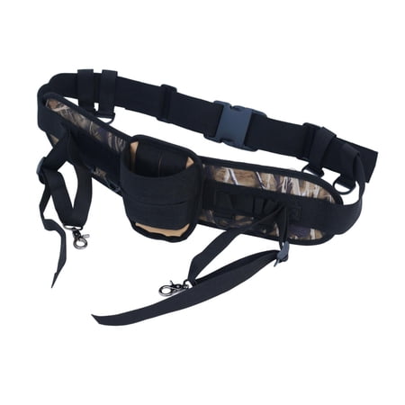 Fishing Rod Holder Adjustable Waist Belt Gimbal Pad Polyester Material for Professional Anglers Sea Fishing