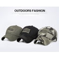thumbnail image 2 of Mens Outdoor Army Military Hat Baseball Snapback Sports Cargo Casual Ball Cap, 2 of 2