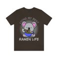thumbnail image 2 of Cute Living My Best Ramen Life Kawaii Anime Koala Chopsticks Tshirt S-3XL, 2 of 9