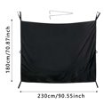 thumbnail image 3 of Universal Car Side Window Sun Shade Curtain Heat Reusable Washable Fabric 230x180cm for Sedan Minivan Camper, 3 of 6