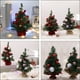 thumbnail image 2 of KAKOWELY pieza de encantador mini árbol de Navidad, árbol de Navidad de escritorio, árbol de Navidad artificial, 2 of 5