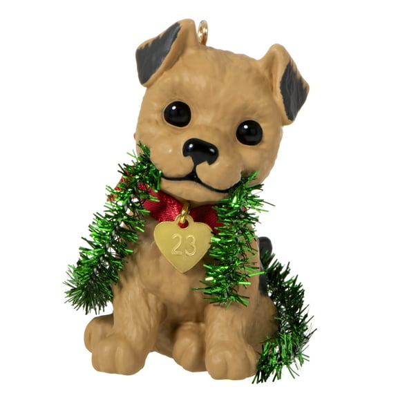Hallmark Keepsake Christmas Ornament 2023, Puppy Love Terrier 2023, Dog Ornament, Pet Gifts. .01 lbs.