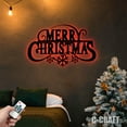 thumbnail image 5 of C-CRAFT Merry Christmas LED Metal Sign, Unique Wall Art for Home Decor and Gift Idea, 5 of 5