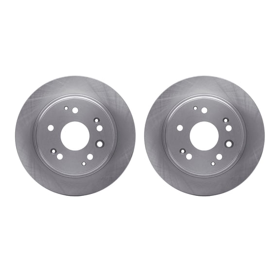 Dynamic Friction Company Rear Brake Rotors 6002-58017