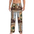 thumbnail image 5 of Mens Pajama Pants, Oil Lamp Coffee Beans Soft Sleep & Lounge Pants for Men, Cuteness Casual PJ Bottoms Pants with Pockets, 5 of 7