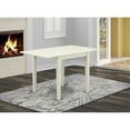 thumbnail image 4 of East West Furniture Norden Rectangular Wood Dining Table in Linen White, 4 of 5