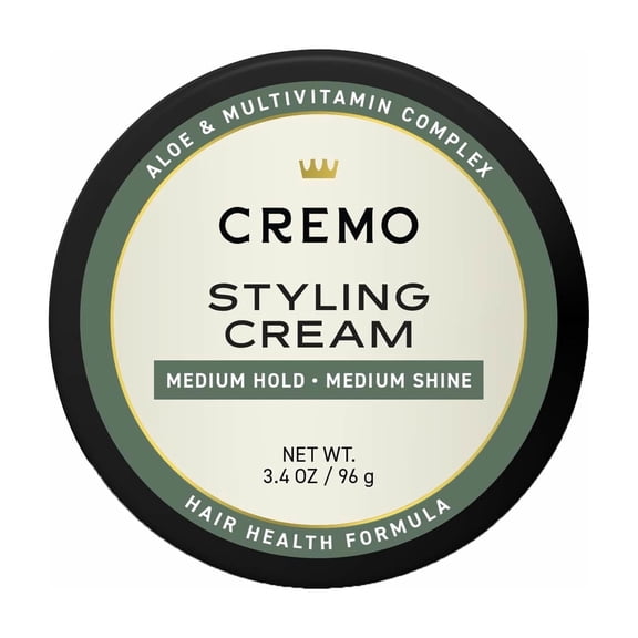 Cremo Barber Grade Hair Styling Cream, 3.4 oz