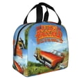 thumbnail image 2 of Dukes Orange Car Haz-zard Insulated Lunch Bag Adults Lunch Box Tote Bag Keeps Food Hot/Cold For Hours, 2 of 8