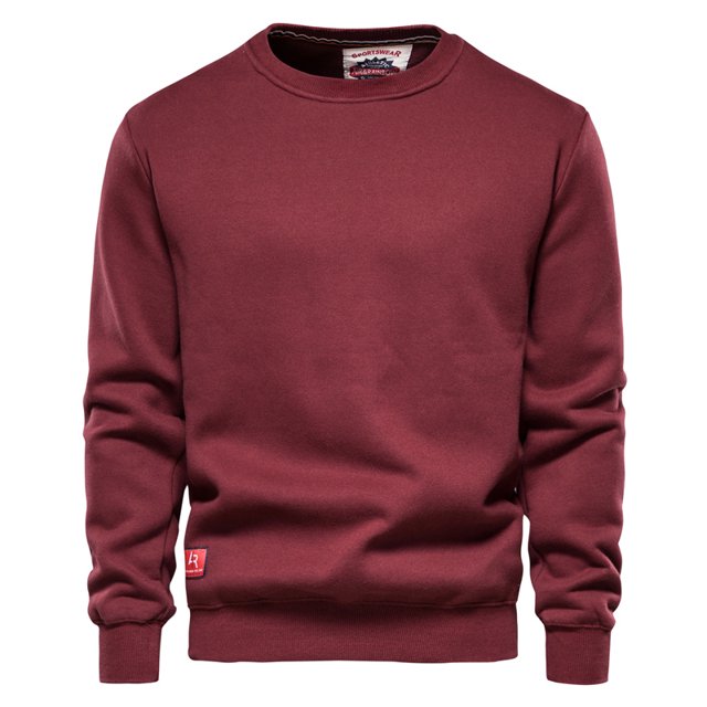 AIOPESON Plus, sudaderas empalmadas de terciopelo para hombre, jerséis informales básicos de Color sólido, Sudadera con capucha para hombre, nueva sudadera de Otoño Invierno para hombre AIOPESON Sudadera con capucha de algodón y poliéster