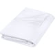 thumbnail image 1 of Sábana plana Utopia Bedding de microfibra cepillada suave, tamaño king, color blanco, 1 of 9