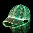 thumbnail image 4 of LED Fiber Optic Hat Party Hat Hip Hop Glowing Hat for Disco Halloween, 4 of 9