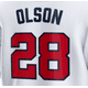 thumbnail image 3 of Camisetas de béisbol de la famosa marca Atlanta con bordados para hombres, mujeres y jóvenes, personalizadas #1 ALBIES #3MURPHY #13 ACUNAJR #27 RILEY OLAON, 3 of 5