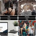 thumbnail image 5 of The Tote Bag for Women, Shining Leather Tote Bag Trendy Top Handle Crossbody Handbags for Work Travel, 5 of 5