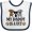 White and Navy, variant on Inktastic Veterinarian Daddy is a Vet Boys or Girls Baby Bib