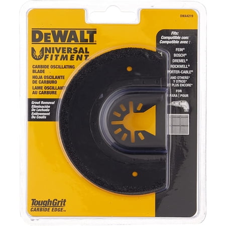 UPC: 0885911318990 | DEWALT Oscillating Tool Blade for Grout Removal  Carbide (DWA4219)