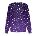 thumbnail image 4 of Valentine's Day Trendy Scrub Jackets for Women Snap Front Cute Love Heart Graphic Long Sleeve Scrubs Jacket Working Uniforms with Pockets 2026, 4 of 5