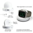 thumbnail image 6 of Merkury Innovations Apple Watch Charging Dock for Series 2-10, SE, Ultra (White), 6 of 9