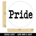 thumbnail image 2 of Pride Fun Text Self-Inking Rubber Stamp Ink Stamper - Fuchsia Ink - Mini 1/2 Inch, 2 of 7