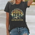 thumbnail image 1 of WILLBEST Chemise en Lin pour Femmes Mode Imprimée Haut Ample Col Rond T-Shirt 3497, 1 of 3