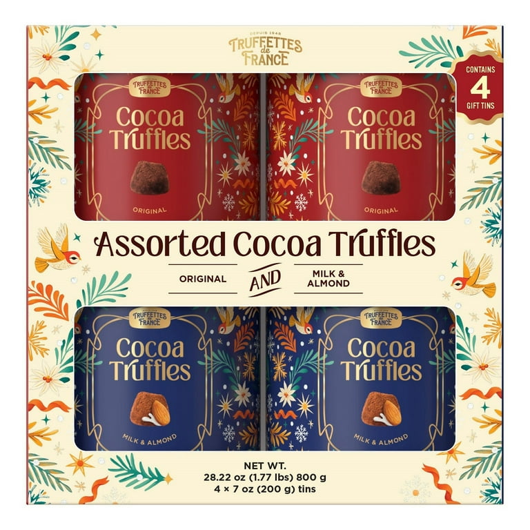 Truffettes De France Cocoa Truffles, 7 Ounce (Pack of 4) - Walmart.com