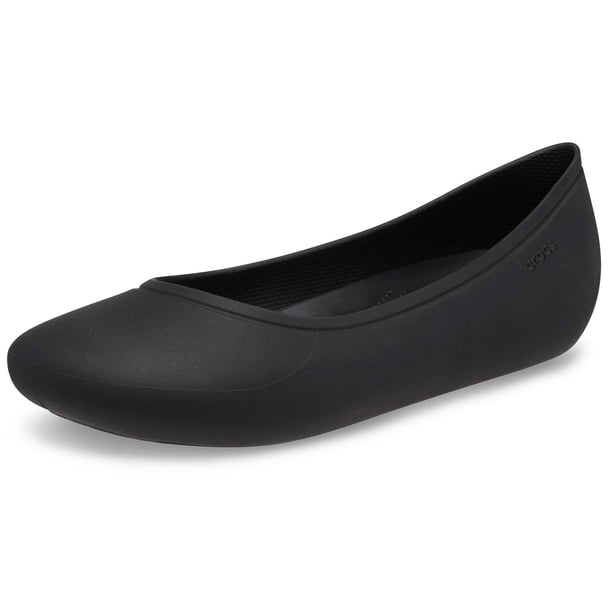 Sandalia Crocs Brooklyn Flat Negra Talla 9 M
