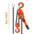 thumbnail image 2 of 6T/20ft Lever Chain Hoist, Long Stroke Hoist, High Torque Leverage & Anti-Corrosion Chain System, for Maintenance Workshops, Shipyards, Docks, 2 of 8