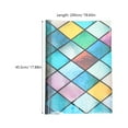 thumbnail image 5 of 1 Roll Window Privacy Film Stained Glass Window Film Colorful Static Cling Window Film, 5 of 6